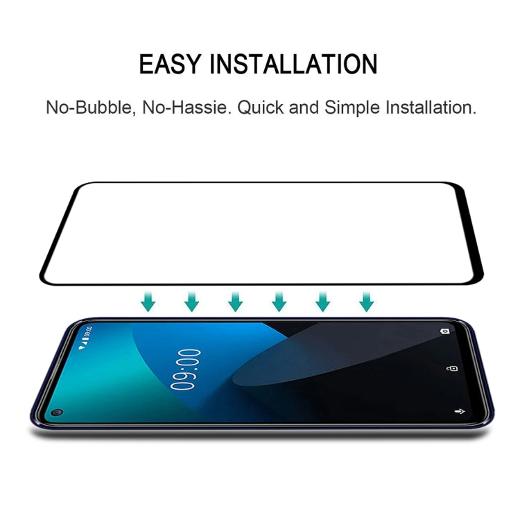 Full-screen tempered glass screen protector for bubble-free, easy installation