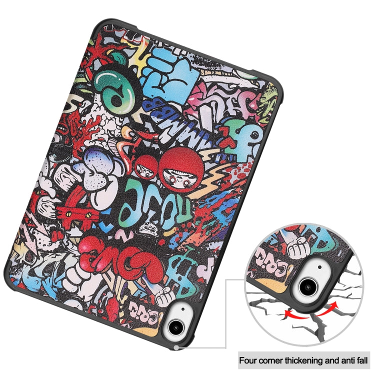 Graffiti tablet case with reinforced corner protection and secure fit