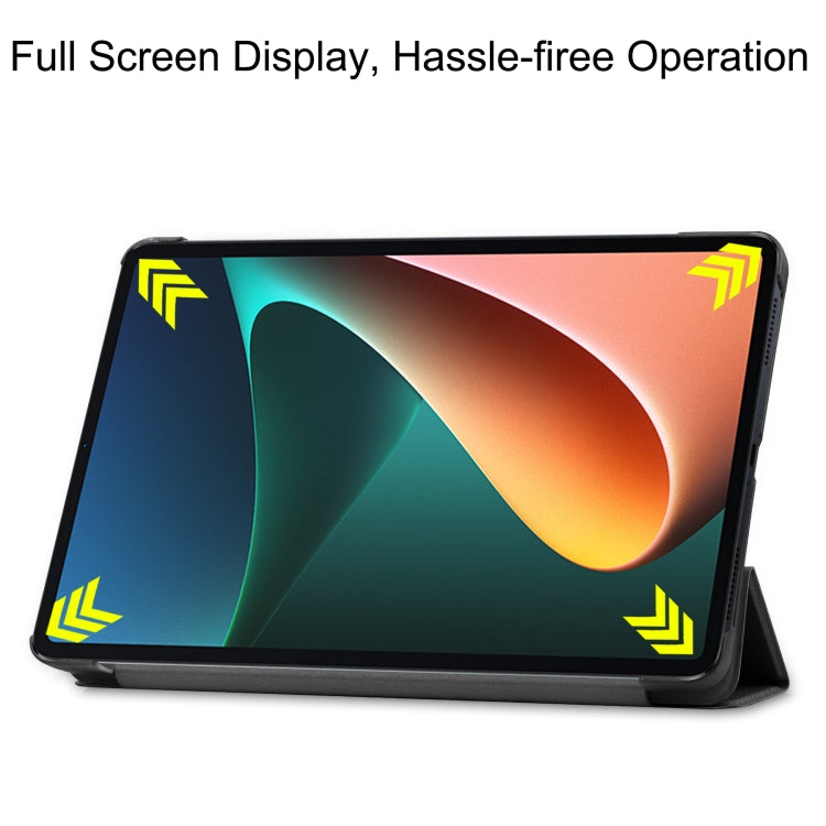 Black folio case with supported front cover for stable tablet display
