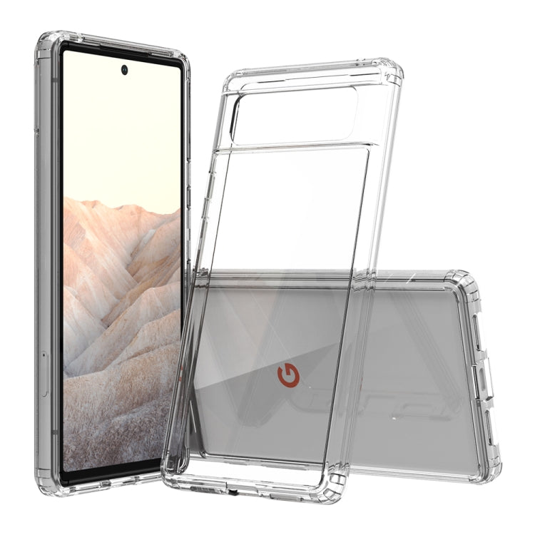 Clear protective phone case with transparent back and reinforced bumper corners