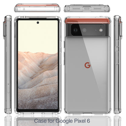 Clear protective phone case set with open ports and transparent TPU sides