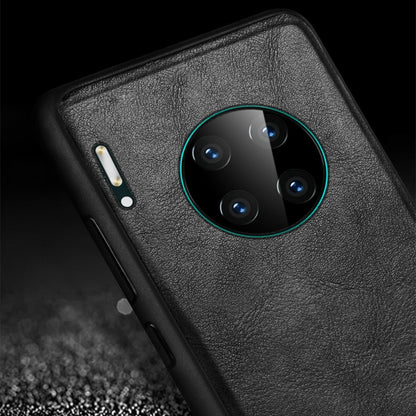 SULADA shockproof phone case in black with camera cutouts and leather-look texture