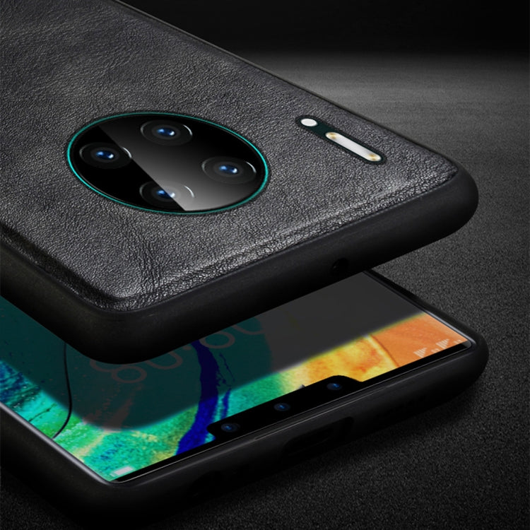 SULADA shockproof phone case in black with raised camera ring and curved edges