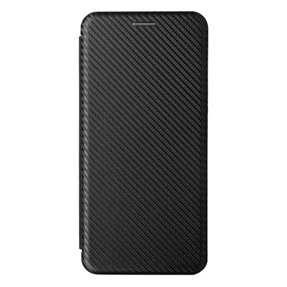 Black carbon fiber textured flip phone case, front cover only