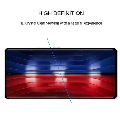 Tempered glass screen protector with clear full-screen coverage for vivo iQOO 8 Pro