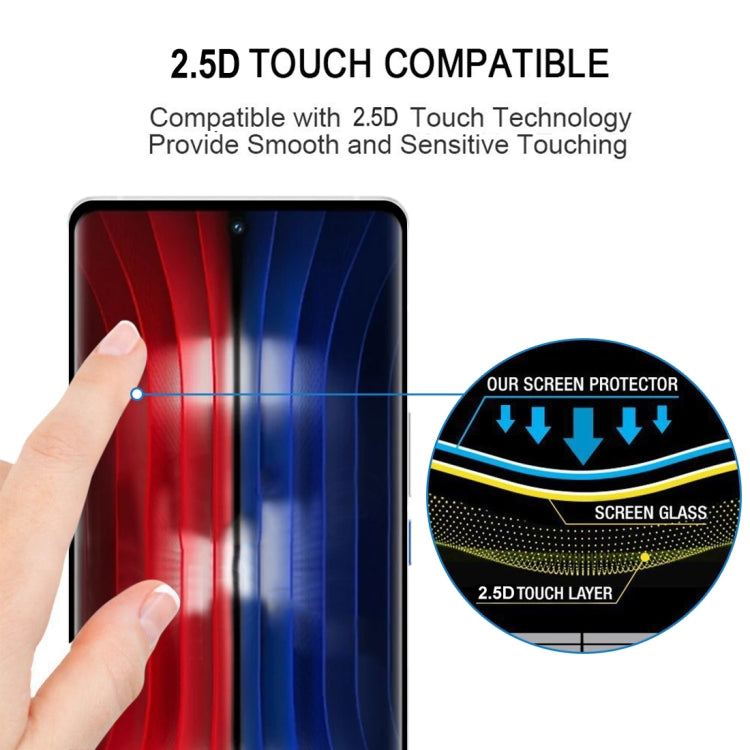 3D curved edge tempered glass screen protector for vivo iQOO 8 Pro with smooth touch