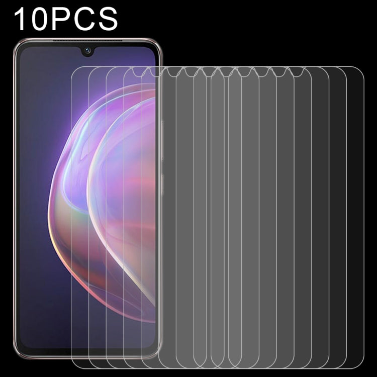 Tempered glass screen protector film set with 2.5D curved edges for phone screens