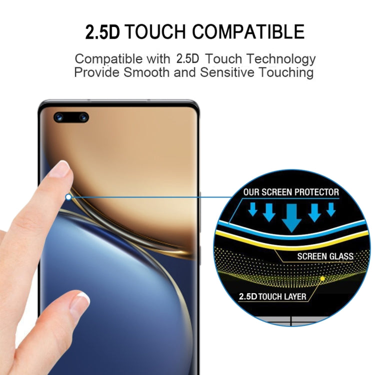 2.5D touch-compatible clear tempered glass screen protector film