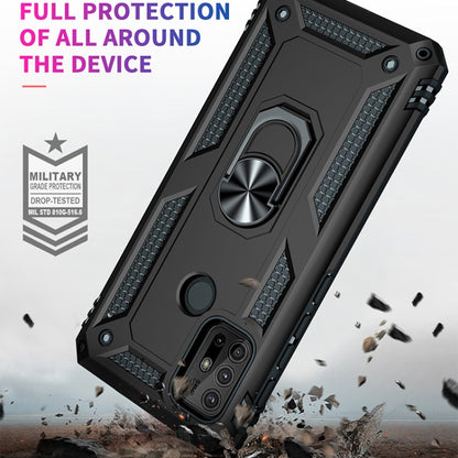 Black rugged phone case with grippy texture and reinforced corner protection
