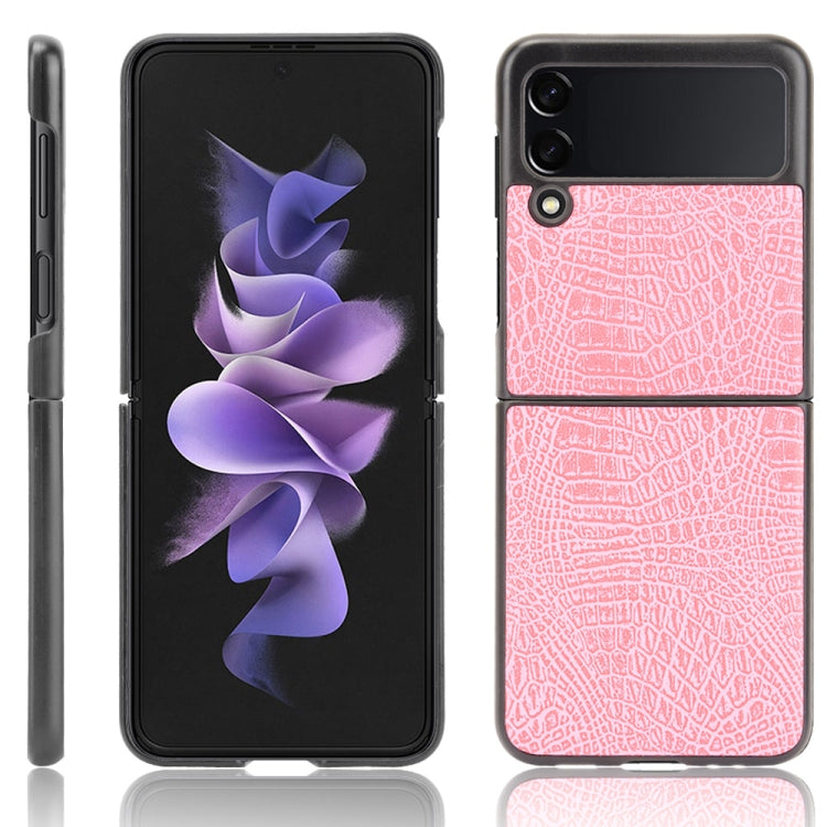 Shockproof crocodile-texture phone case, black with textured back and matching two-piece design
