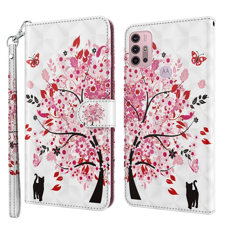 White flip wallet phone case with red cherry blossoms, black cats, wrist strap, and card slots.