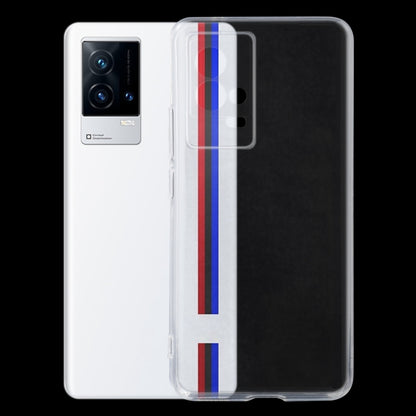 Ultra-thin transparent TPU phone case with camera cutouts and raised screen edges