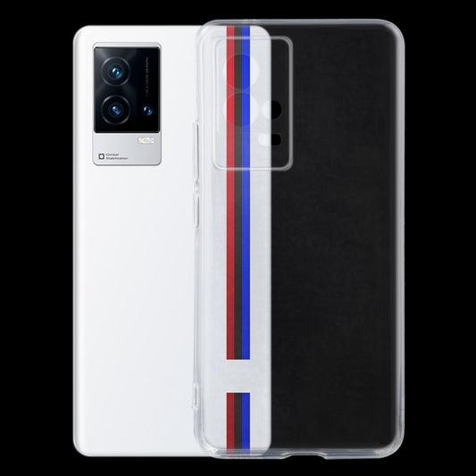 Ultra-thin transparent TPU phone case with camera cutouts and raised screen edges