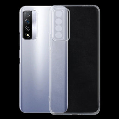 Ultra-thin clear TPU phone case with camera opening and slim, form-fitting sides