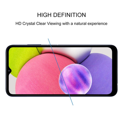 Full coverage tempered glass screen protector with clear viewing surface