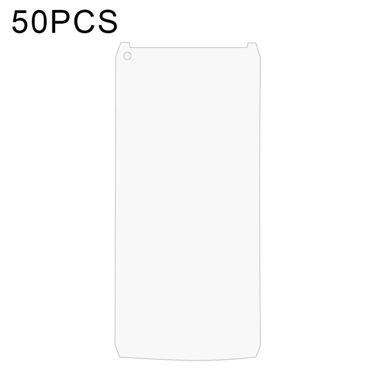Clear tempered glass screen protector, 2.5D, 0.26mm, 50-pack (cutout)