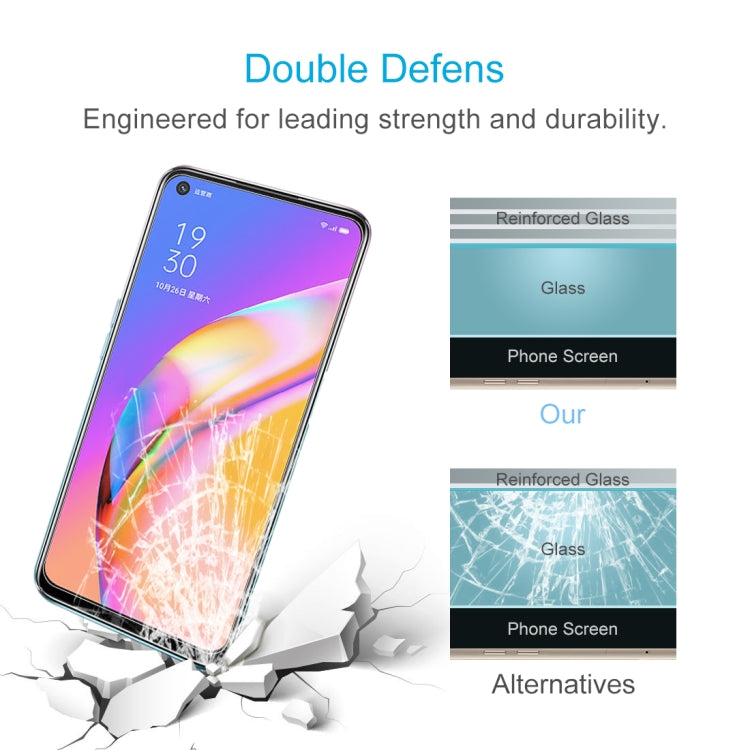 Tempered glass screen protector showing reinforced impact protection with cracked glass