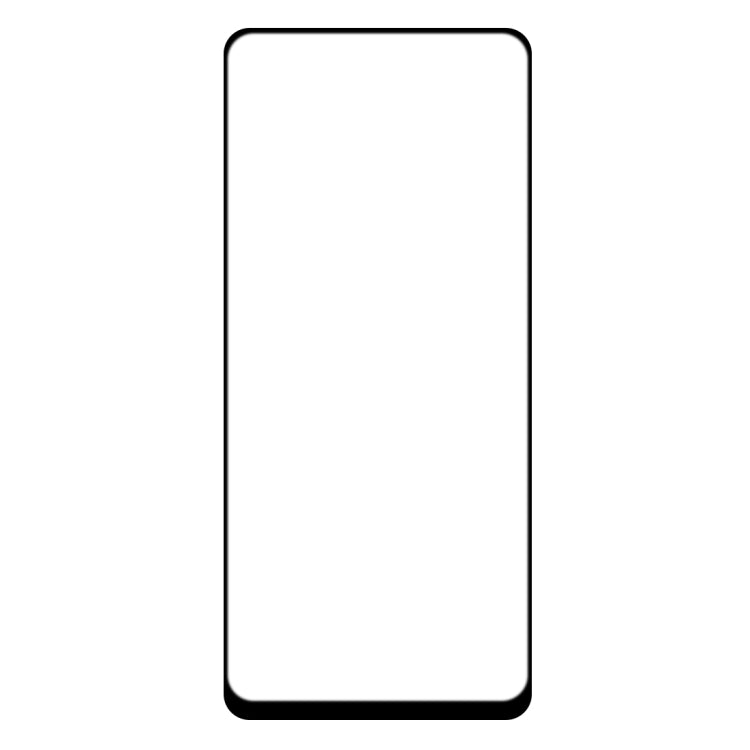 Full cover tempered glass screen protector sheet with black edge outline