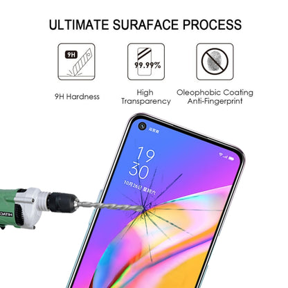 Tempered glass screen protector with 9H hardness, anti-fingerprint coating shown