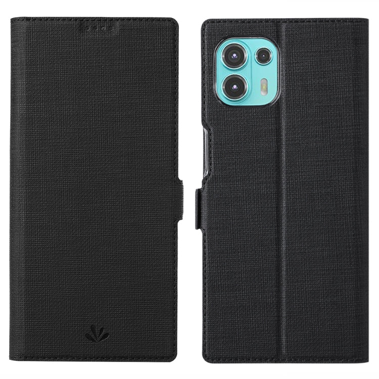 Black magnetic flip phone case with wallet card slots and TPU/PU protection