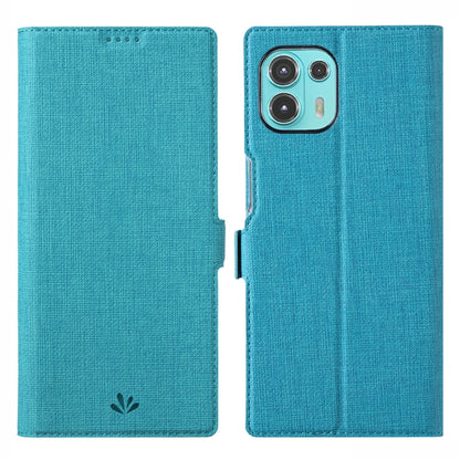 Teal fabric folio phone case with magnetic flip and camera cutout