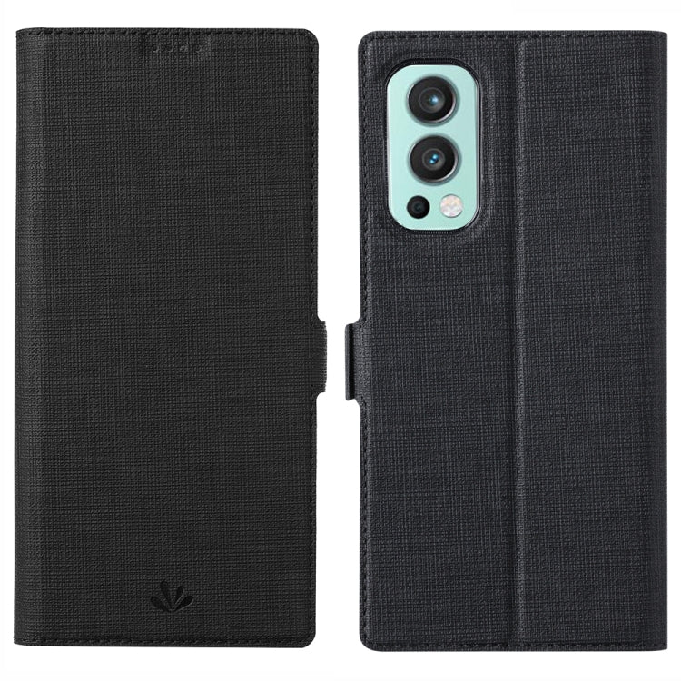 Dark gray fabric folio phone case with magnetic flip and camera cutout