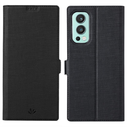 Dark gray fabric folio phone case with magnetic flip and camera cutout