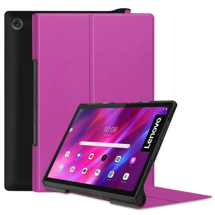 Purple PU leather flip case with stand for Lenovo Yoga Tab 11
