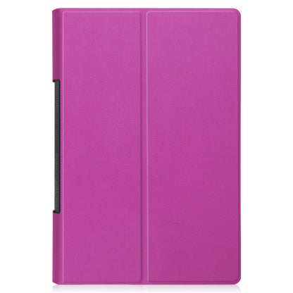 Purple PU leather flip case for Lenovo Yoga Tab 11, closed front cover