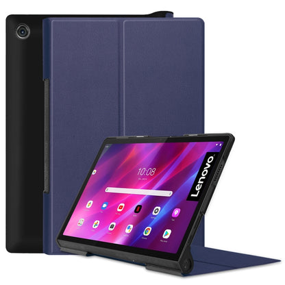 Dark blue PU leather flip case with kickstand for Lenovo Yoga Tab 11 tablet
