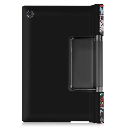 Black PU leather tablet case with fold-out holder, secure snug fit for device