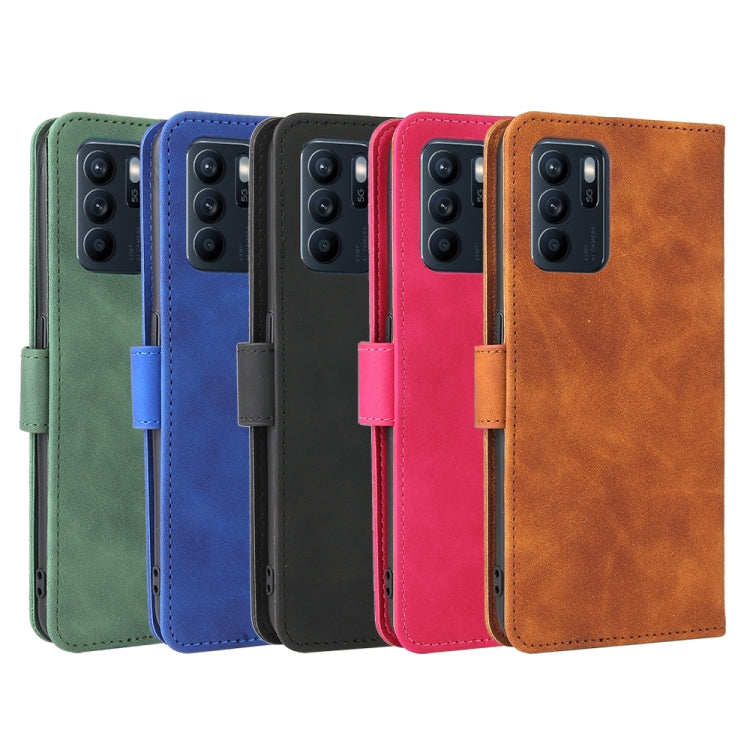 Assorted PU leather flip phone cases with magnetic straps in multiple colors