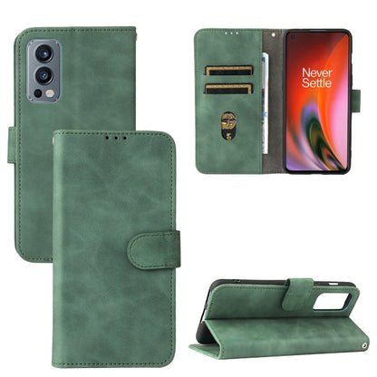 Green PU leather flip wallet phone case with magnetic closure, card slot, and holder.
