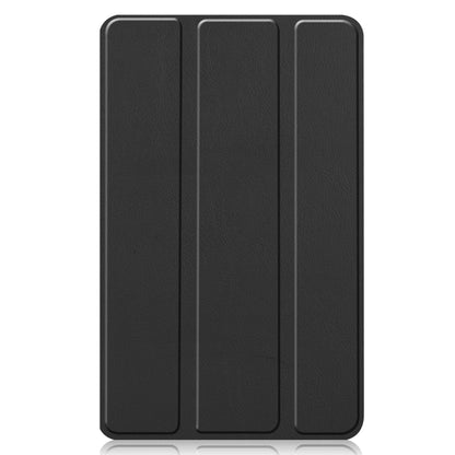 Black textured folio case back panel with protective cover for Lenovo Tab M7 3rd Gen.