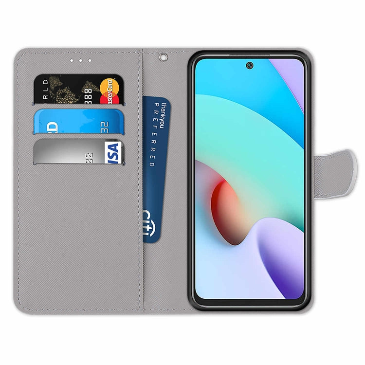 Opened gray wallet case showing multiple card slots and phone display window.