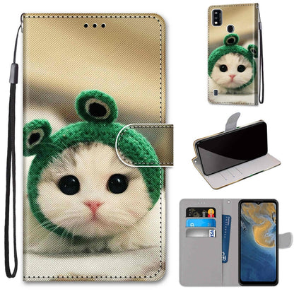 PU leather phone wallet case with panda design, magnetic flip, card slots, wrist strap