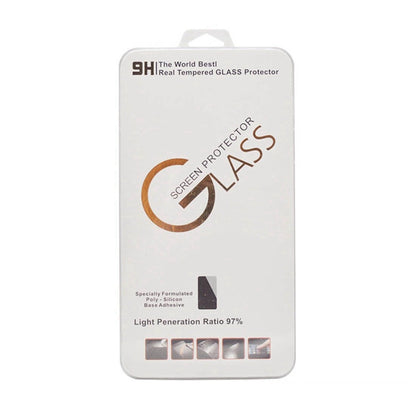 9H tempered glass screen protector package card for a screen protector
