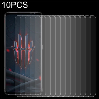 10-pack 2.5D tempered glass screen protectors with curved edge coverage