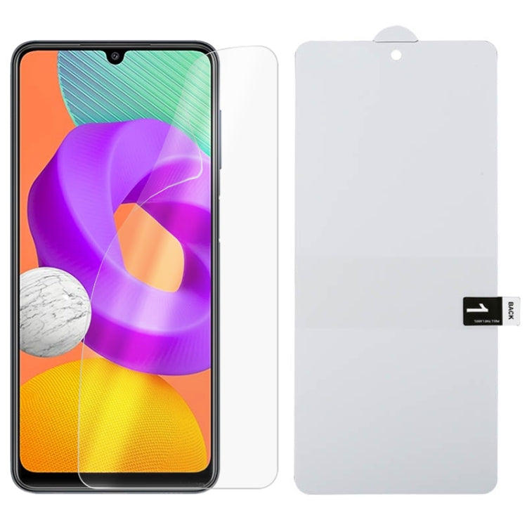 Full-screen clear hydrogel phone screen protector film, front coverage