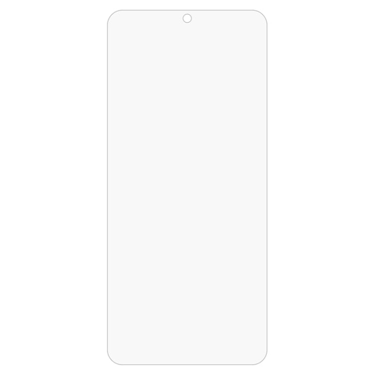 Clear full-screen hydrogel phone screen protector film sheet, front