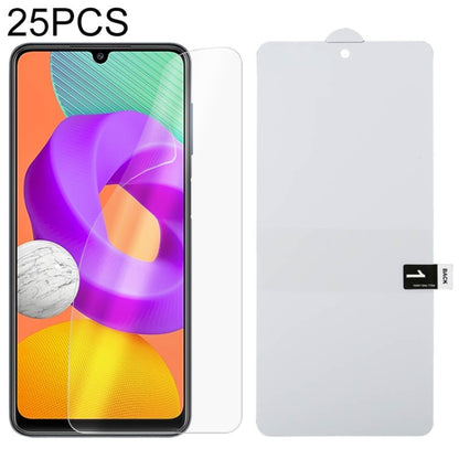 Full-screen hydrogel screen protector film set, transparent (25 pcs) for phone