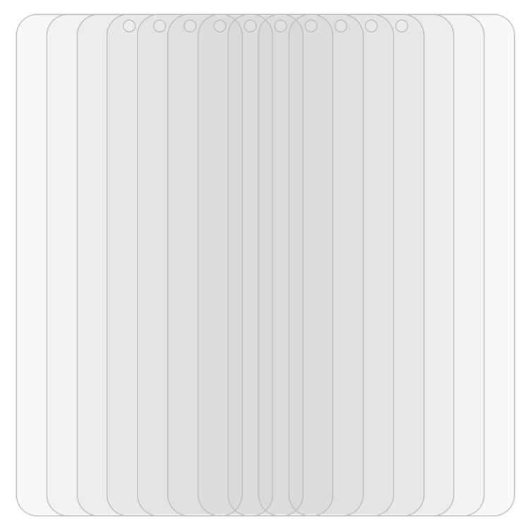 Set of clear full-coverage hydrogel screen protector films, multiple pieces