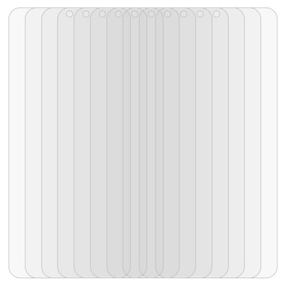 Set of clear full-coverage hydrogel screen protector films, multiple pieces