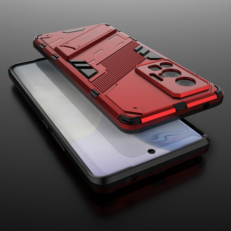 Punk Armor 2 in 1 PC + TPU Shockproof Case with Invisible Holder, For vivo X70 Pro, For vivo X70 Pro+