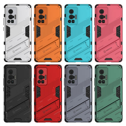 Punk Armor 2 in 1 PC + TPU Shockproof Case with Invisible Holder, For vivo X70 Pro, For vivo X70 Pro+