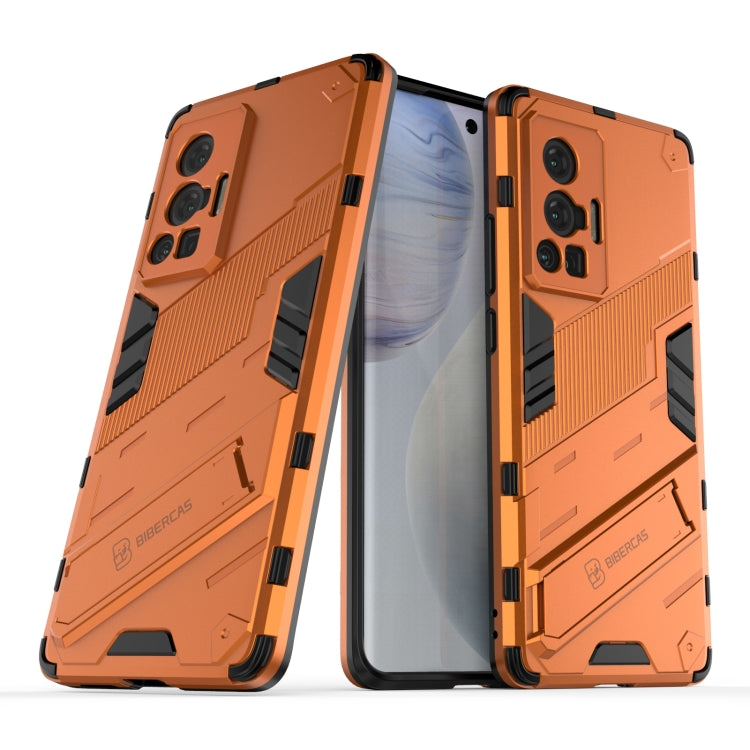 Punk Armor 2 in 1 PC + TPU Shockproof Case with Invisible Holder, For vivo X70 Pro, For vivo X70 Pro+