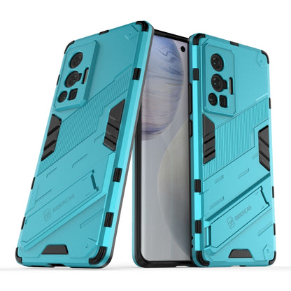 Punk Armor 2 in 1 PC + TPU Shockproof Case with Invisible Holder, For vivo X70 Pro, For vivo X70 Pro+