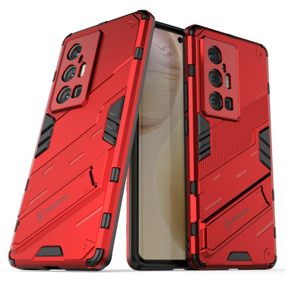 Punk Armor 2 in 1 PC + TPU Shockproof Case with Invisible Holder, For vivo X70 Pro, For vivo X70 Pro+