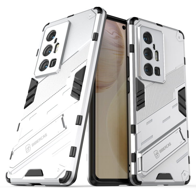 Punk Armor 2 in 1 PC + TPU Shockproof Case with Invisible Holder, For vivo X70 Pro, For vivo X70 Pro+