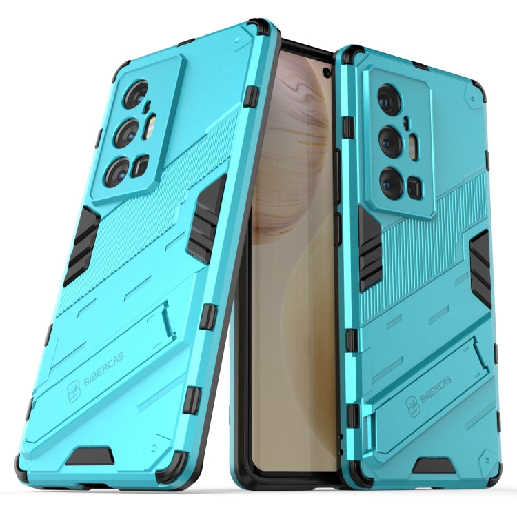 Punk Armor 2 in 1 PC + TPU Shockproof Case with Invisible Holder, For vivo X70 Pro, For vivo X70 Pro+